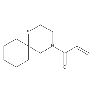 1-(1-Thia-4-azaspiro[5.5]undecan-4-yl)prop-2-en-1-one Structure