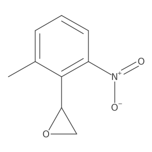 (2S)-2-(2-methyl-6-nitrophenyl)oxirane结构式
