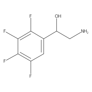 (1S)-2-amino-1-(2,3,4,5-tetrafluorophenyl)ethan-1-ol Structure