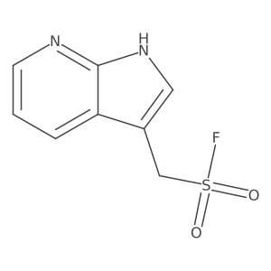 {1H-pyrrolo[2,3-b]pyridin-3-yl}methanesulfonyl fluoride结构式