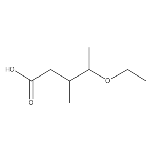 4-Ethoxy-3-methylpentanoic acid结构式