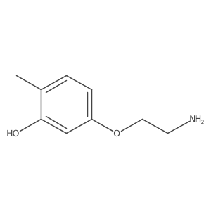 5-(2-Aminoethoxy)-2-methylphenol结构式