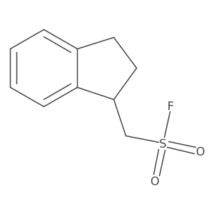 (2,3-dihydro-1H-inden-1-yl)methanesulfonyl fluoride Structure