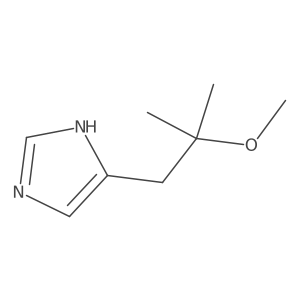 4-(2-methoxy-2-methylpropyl)-1H-imidazole结构式