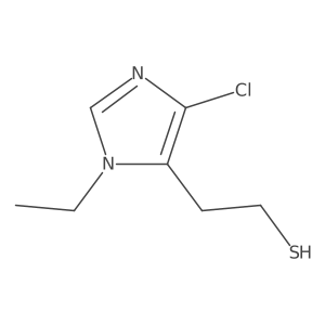 2-(4-chloro-1-ethyl-1H-imidazol-5-yl)ethane-1-thiol Structure