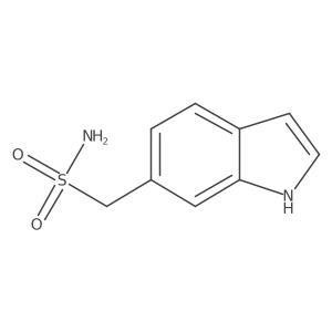 (1H-indol-6-yl)methanesulfonamide结构式
