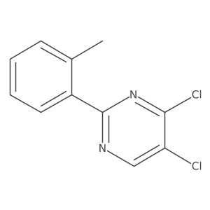4,5-Dichloro-2-(o-tolyl)pyrimidine结构式