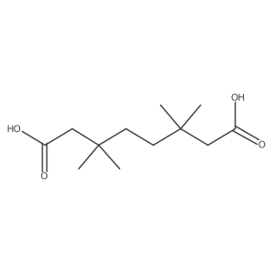 3,3,6,6-Tetramethylsuberic acid Structure