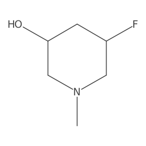 5-Fluoro-1-methylpiperidin-3-ol Structure