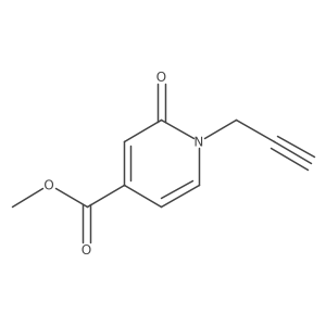 Methyl 2-oxo-1-(prop-2-yn-1-yl)-1,2-dihydropyridine-4-carboxylate Structure