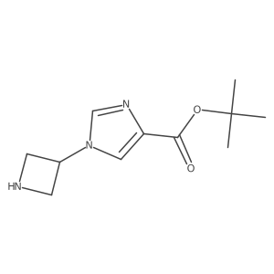 tert-butyl 1-(azetidin-3-yl)-1H-imidazole-4-carboxylate Structure