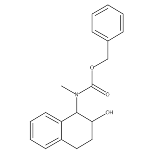 rac-benzyl N-[(1R,2R)-2-hydroxy-1,2,3,4-tetrahydronaphthalen-1-yl]-N-methylcarbamate Structure