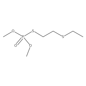 Demeton-S-methyl D6 (dimethyl D6)结构式