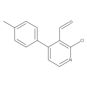 2-Chloro-4-(p-tolyl)nicotinaldehyde结构式