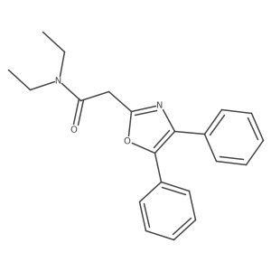 2-(4,5-diphenyl-1,3-oxazol-2-yl)-N,N-diethylacetamide Structure