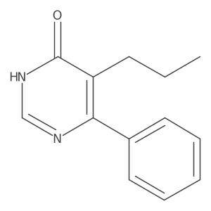 6-Phenyl-5-propyl-4(3H)-pyrimidinone结构式
