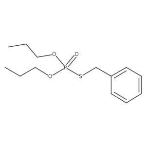 S-(Phenylmethyl) O,O-dipropyl phosphorothioate结构式