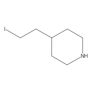 4-(2-Iodoethyl)piperidine结构式