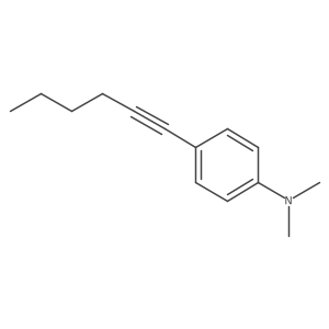 (4-Hex-1-ynyl-phenyl)-dimethyl-amine结构式