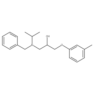 1-[(1-Methylethyl)(phenylmethyl)amino]-3-(3-methylphenoxy)-2-propanol Structure