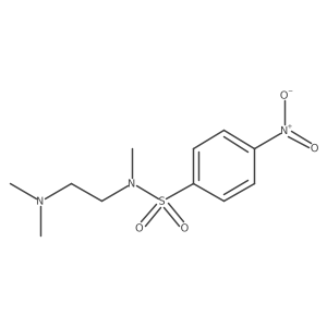 N-[2-(dimethylamino)ethyl]-N-methyl-4-nitrobenzenesulfonamide结构式