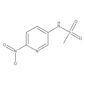 N-(6-nitro-pyridin-3-yl)-methanesulfonamide结构式