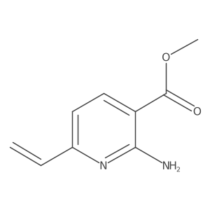 2-Amino-6-vinyl-nicotinic acid methyl ester结构式