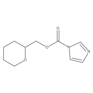 (Tetrahydro-2H-pyran-2-yl)methyl 1H-imidazole-1-carboxylate Structure