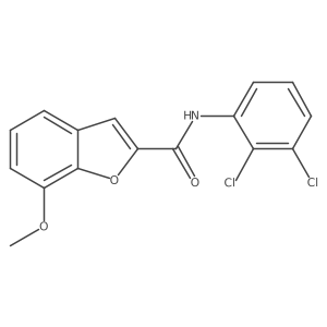 N-(2,3-dichlorophenyl)-7-methoxybenzofuran-2-carboxamide Structure