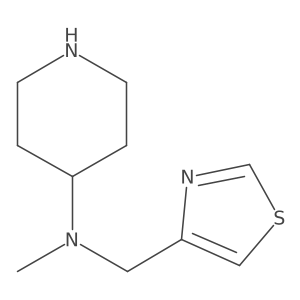 N-Methyl-N-(4-thiazolylmethyl)-4-piperidinamine Structure