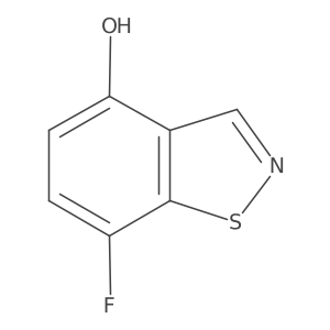 7-Fluorobenzo[d]isothiazol-4-ol结构式