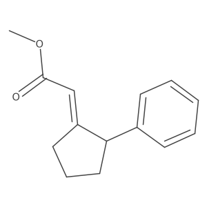 methyl 2-[(1Z)-2-phenylcyclopentylidene]acetate结构式