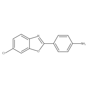 4-(6-Chloro-1,3-benzoxazol-2-yl)aniline结构式