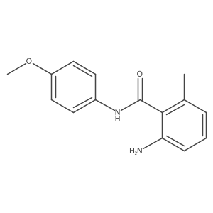 2-Amino-N-(4-methoxyphenyl)-6-methylbenzamide结构式
