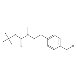 Tert-butyl {2-[4-(hydroxymethyl)phenyl]ethyl}methylcarbamate结构式