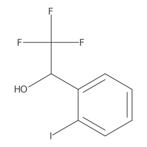 2-Iodo-alpha-(trifluoromethyl)benzyl Alcohol Structure