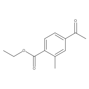 Ethyl 4-acetyl-2-methylbenzoate Structure