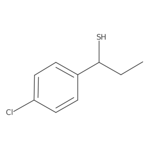 1-(4-Chlorophenyl)propane-1-thiol结构式