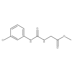 COC(=O)CNC(=O)Nc1cccc(Cl)c1结构式