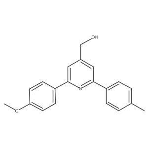 (2-(4-Methoxyphenyl)-6-p-tolylpyridin-4-yl)methanol结构式