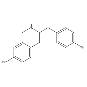 [1,3-Bis(4-bromophenyl)propan-2-yl](methyl)amine Structure