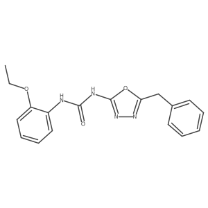 1-(5-Benzyl-1,3,4-oxadiazol-2-yl)-3-(2-ethoxyphenyl)urea结构式