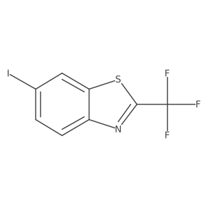 6-Iodo-2-(trifluoromethyl)benzo[d]thiazole结构式
