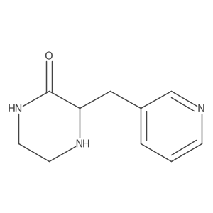 3-(Pyridin-3-ylmethyl)piperazin-2-one Structure
