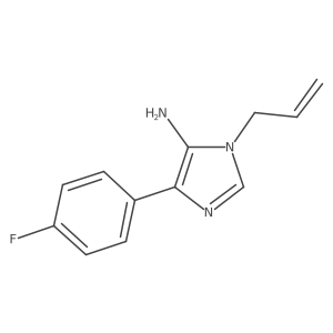 1-Allyl-4-(4-fluorophenyl)-1H-imidazol-5-amine结构式