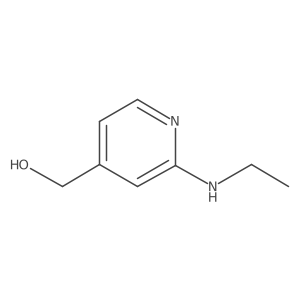2-(Ethylamino)-4-pyridinemethanol结构式