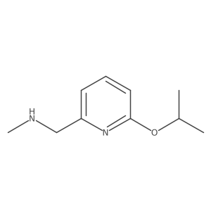 1-(6-Isopropoxypyridin-2-yl)-N-methylmethanamine Structure