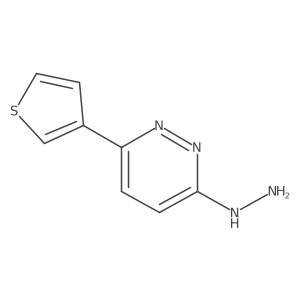 3-Hydrazinyl-6-(thiophen-3-yl)pyridazine Structure