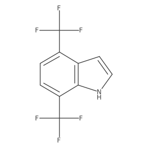 4,7-Bis(trifluoromethyl)-1H-indole Structure