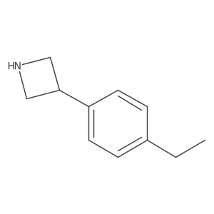 3-(4-Ethylphenyl)azetidine Structure
